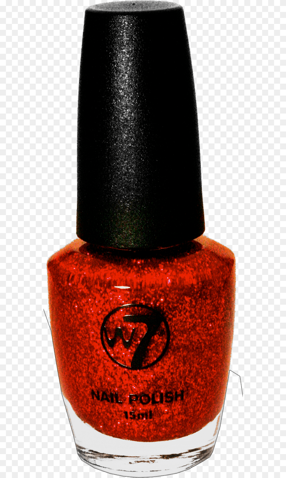 This Is One Coat Over One Coat Of A Normal Red Nail W7 Nail Polish Red Dazzle 15ml, Cosmetics, Alcohol, Beer, Beverage Free Png Download