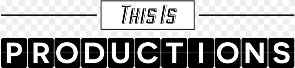 This Is Productions Is The Work Of Alex Silver, Text, Logo, Symbol Free Png Download