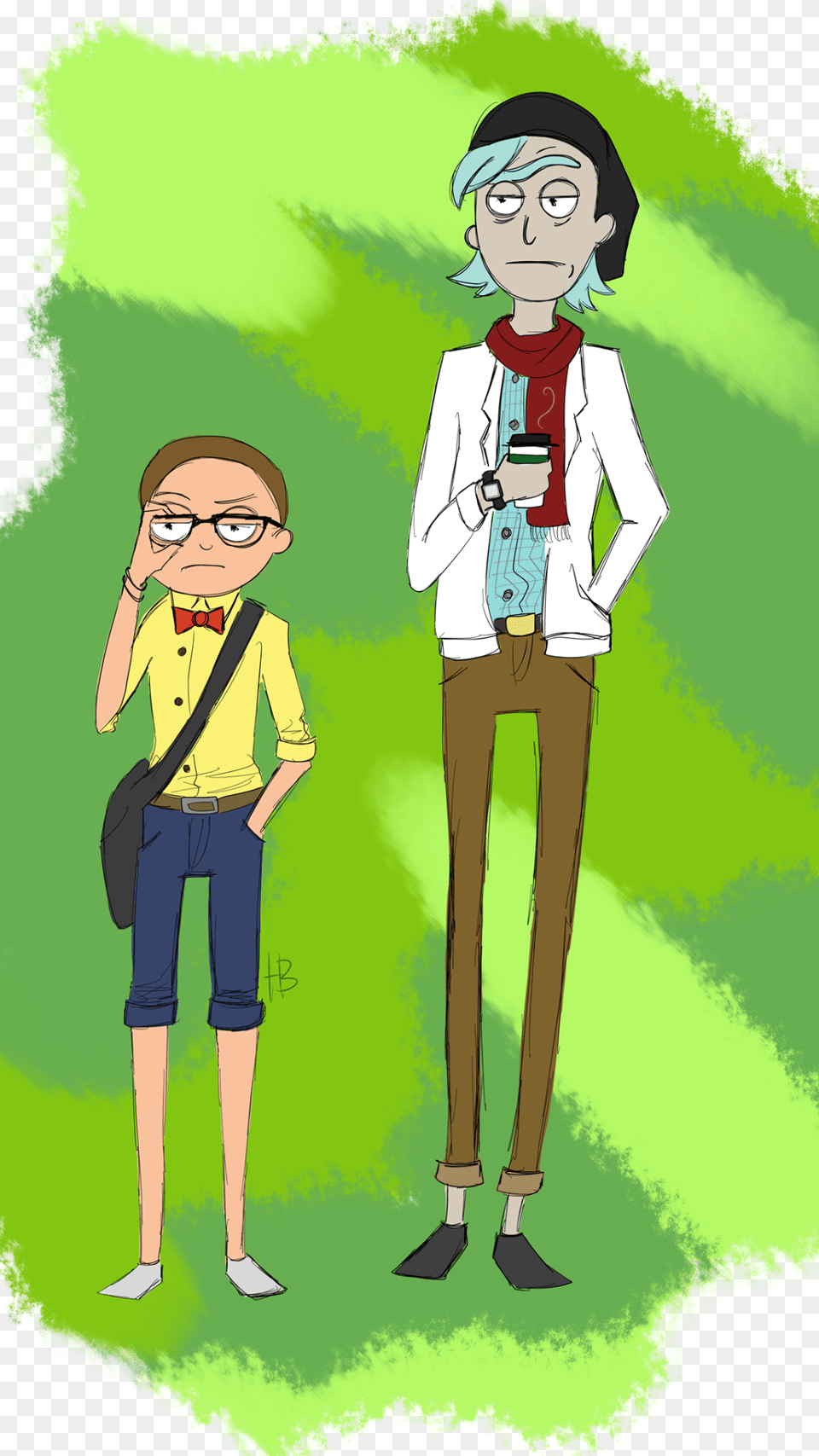 This Is Some Kinda Pretentious Hipster Rick And Morty Hipster Rick And Morty, Person, Girl, Teen, Female Free Transparent Png