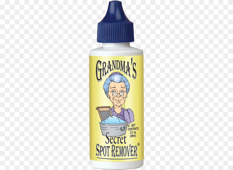 This Is The Best Stain Remover Grandma39s Secret Products Grandma39s Secret Spot Remover 2 Ounce, Bottle, Baby, Person, Face Free Png Download