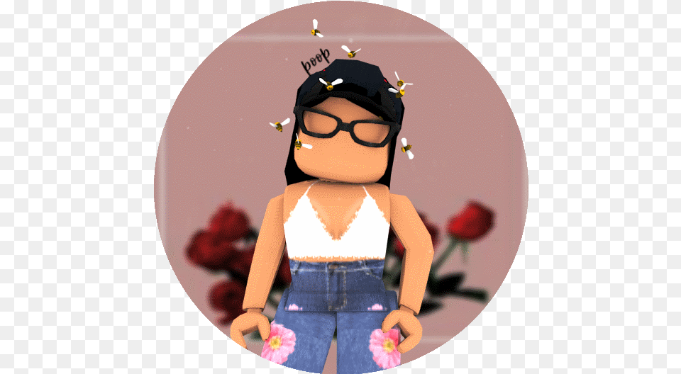 This Is The Gfx I Made Of My Roblox Character U003c3 Roblox Character, Female, Person, Child, Girl Png Image