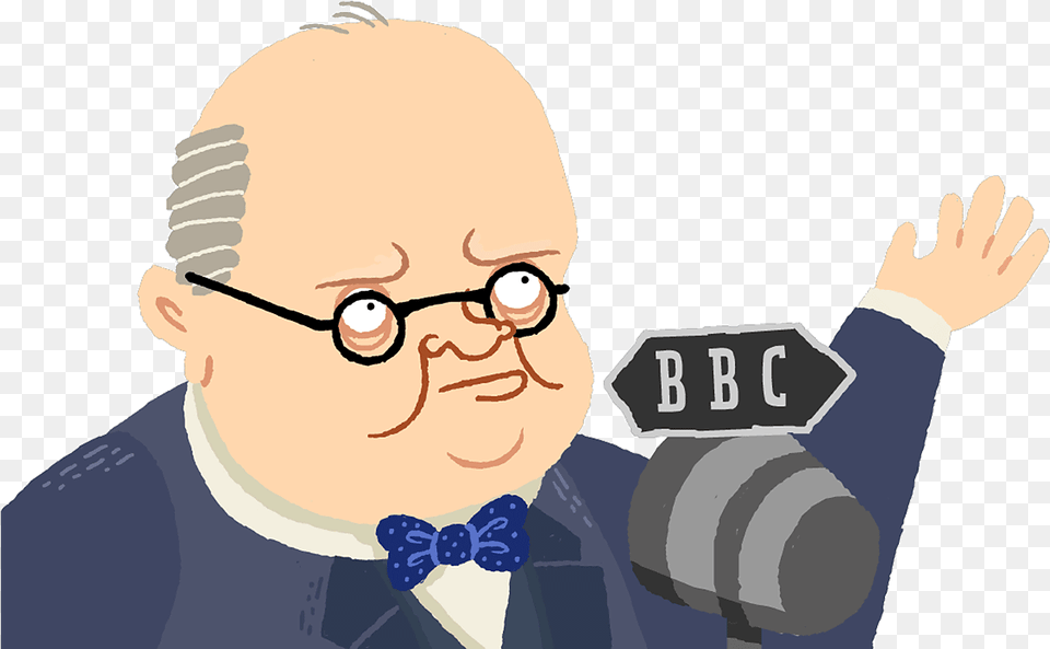 This Is Winston Churchill Cartoon, Accessories, Tie, Glasses, Formal Wear Png