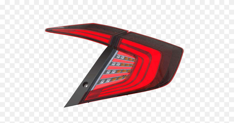 This Item Is 16 Up Vland Honda Civic Tail Lamp The Color Is Back Car Light, Urban, Aircraft, Airplane, Transportation Free Png