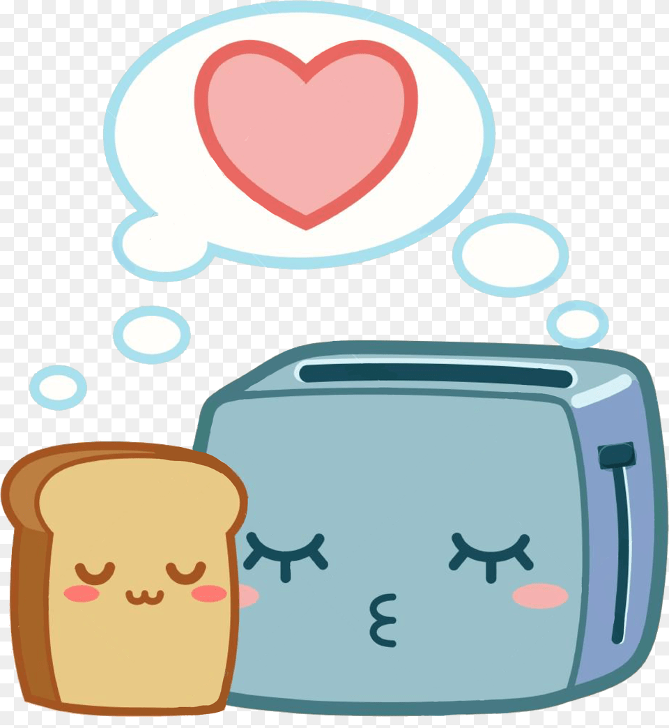 This Just Warms My Heart Toast Cute Toaster Lov Toaster, Appliance, Device, Electrical Device, Face Free Png