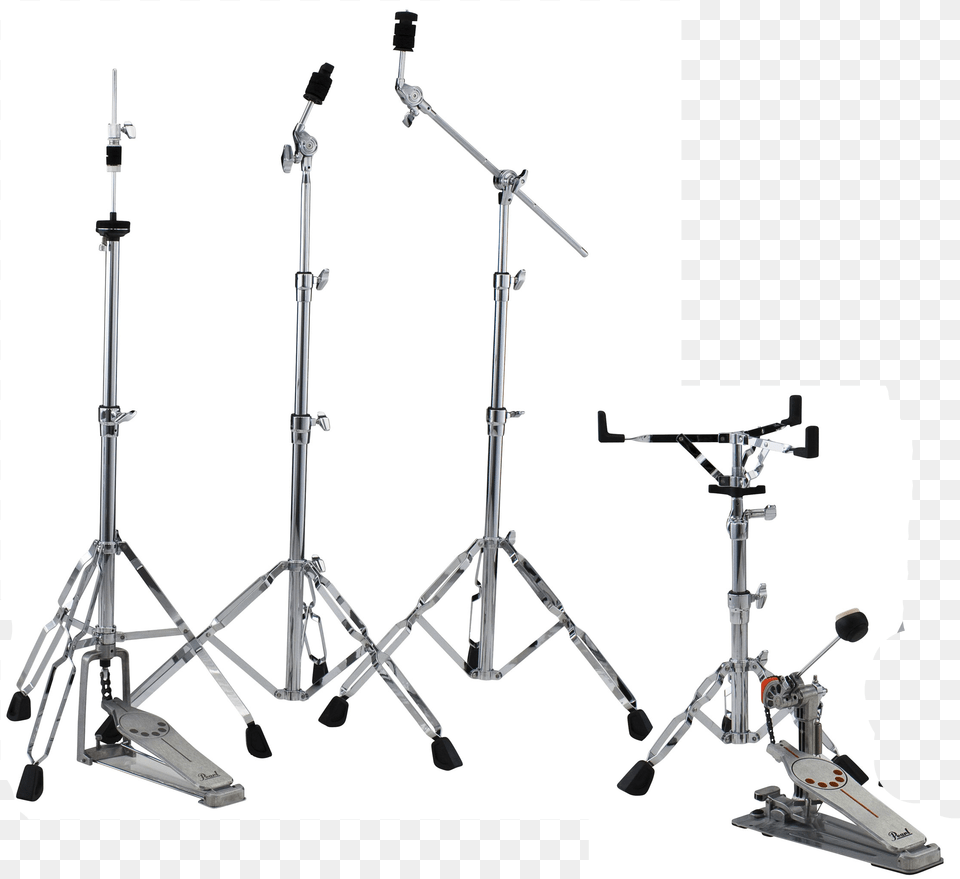 This Kit Comes With A Snare Stand Hi Hat Stand Two Pearl Exx Export Drum Set W830 Hardware Grindstone, Tripod Png Image