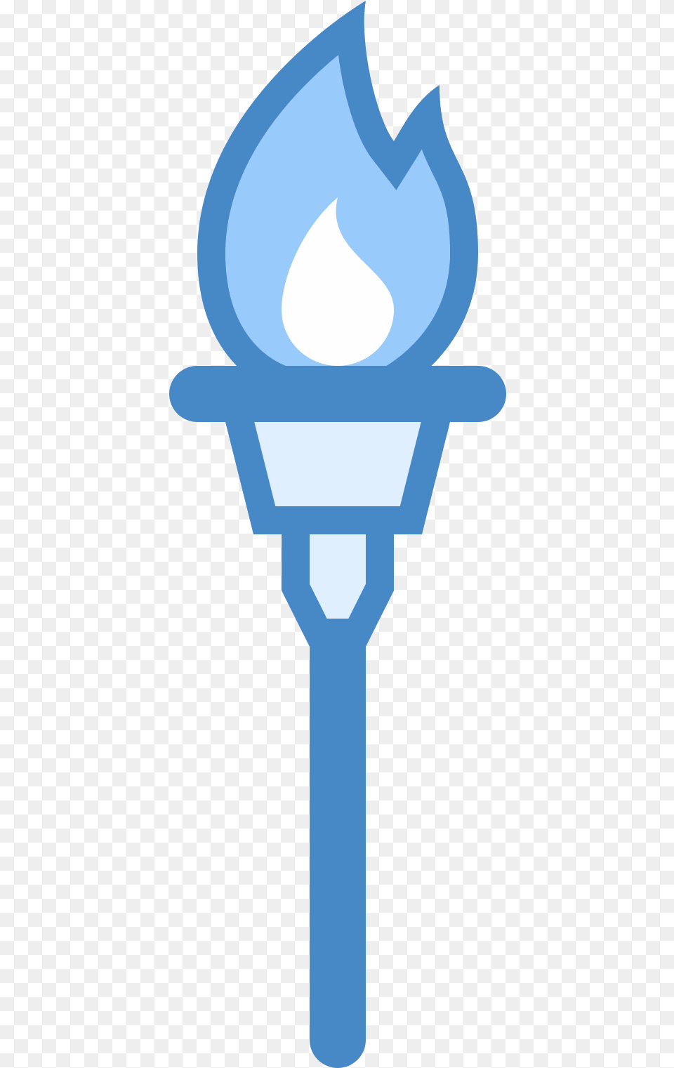 This Logo Is Shaped Like A Torch With A Fire Burning, Light, Lighting, Person Free Png