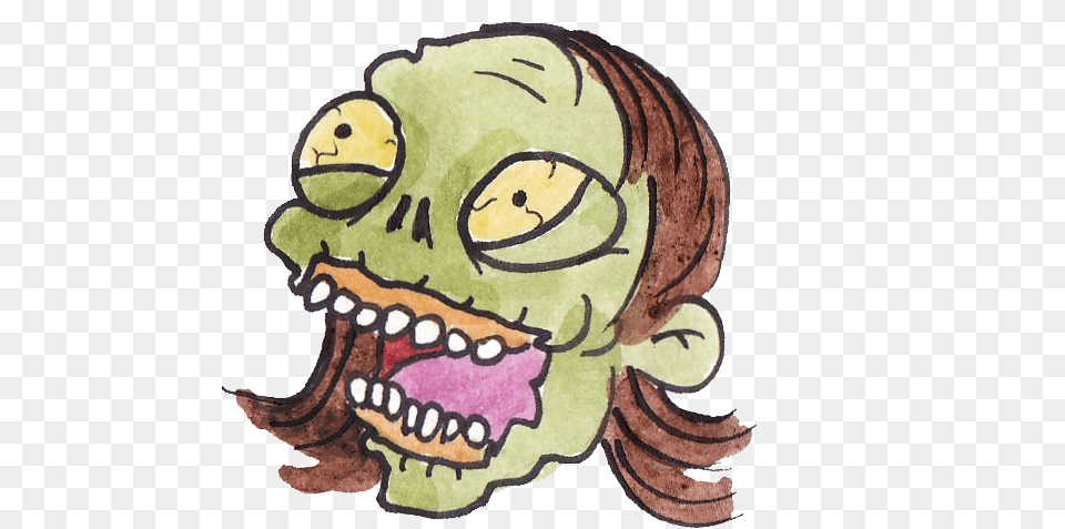 This Lovely Lady Is Another Of The Loveliest Lady Zombie Cartoon, Art, Plush, Toy, Body Part Png Image