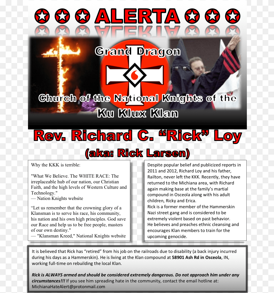 This Media May Contain Sensitive Material Ku Klux Klan Symbol, Advertisement, Poster, Adult, Person Png Image