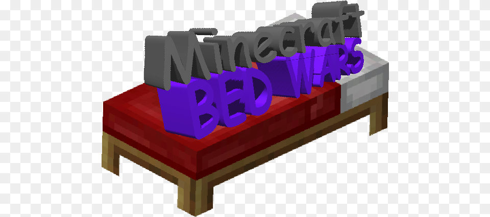 This Minecraft Bed Wars Logo Coffee Table, Couch, Furniture, Dynamite, Weapon Free Png