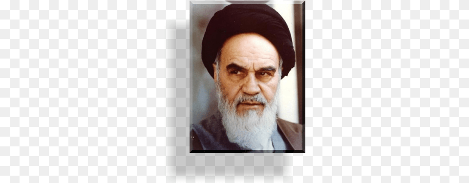 This Mother Ganga Is A Remover Of Sin Whose Holy Water Ayatollah Khomeini, Beard, Face, Head, Person Png Image