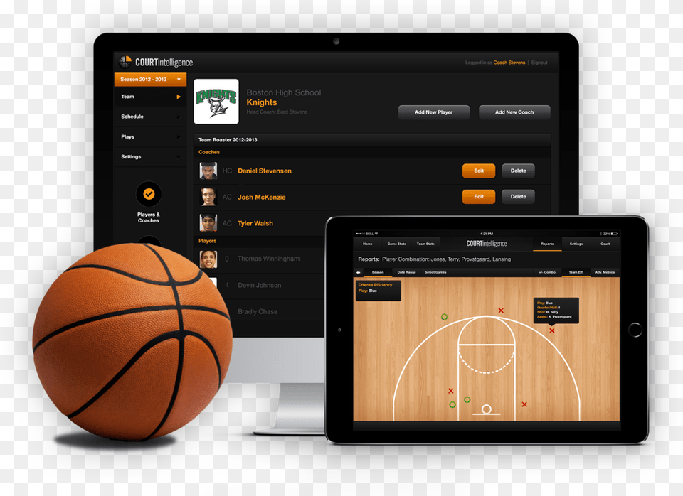 This Native Ipad App Enables Coaches To Track And Log Streetball, Ball, Basketball, Basketball (ball), Sphere Png