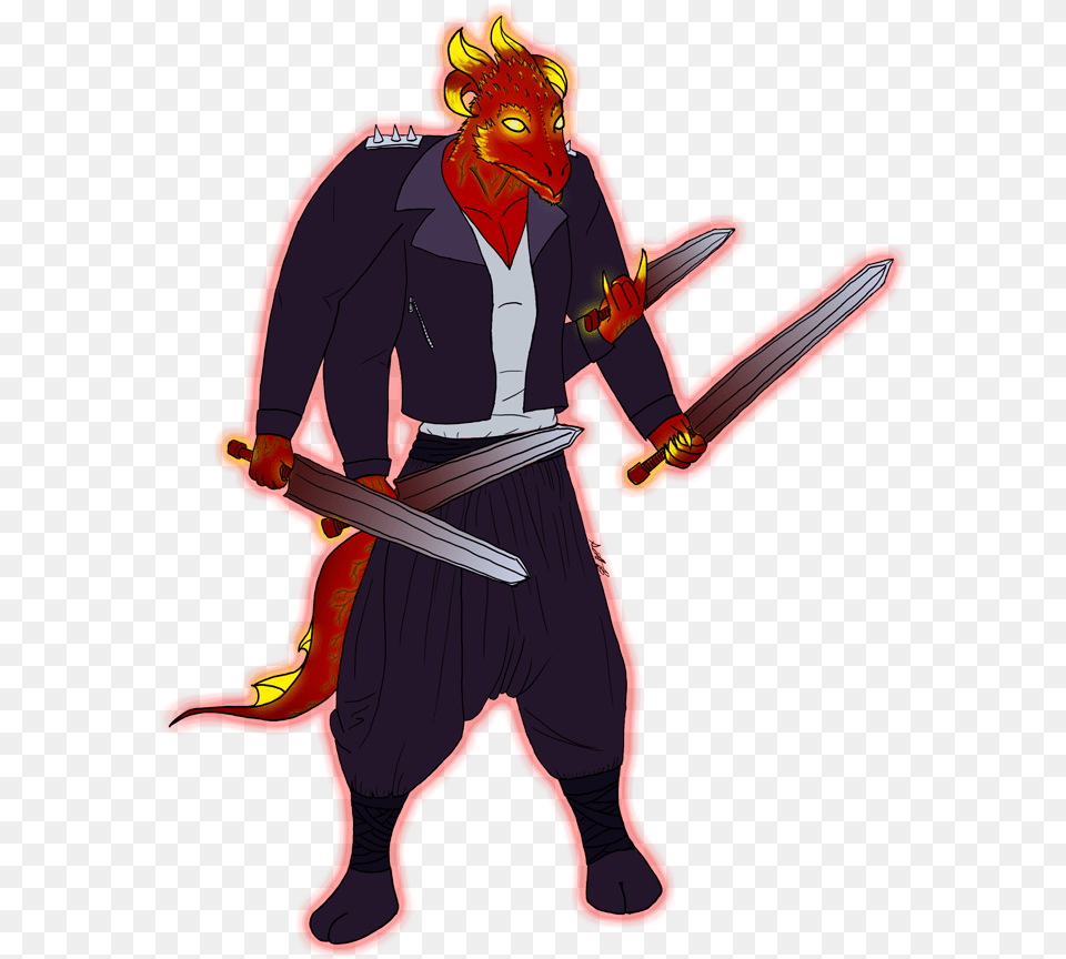This Neon Dragonborn De Fragger Loves Metal And Is Taz Lady Flame, Adult, Book, Comics, Male Free Png