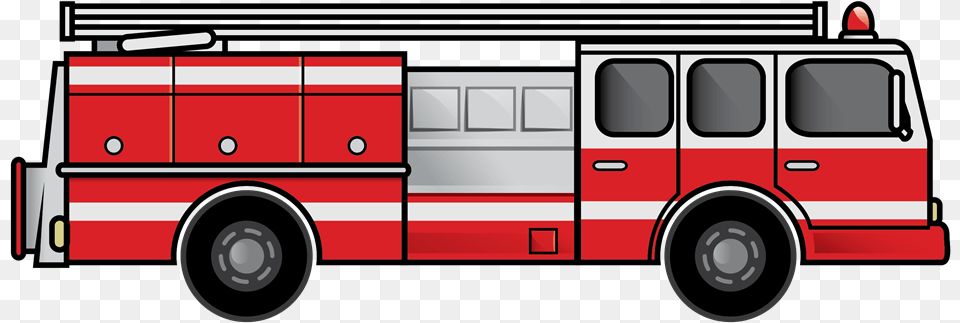 This Nice Fire Truck Clip Art Is For Use On Your Fire Truck Transparent Background, Transportation, Vehicle, Fire Truck, Bus Png Image