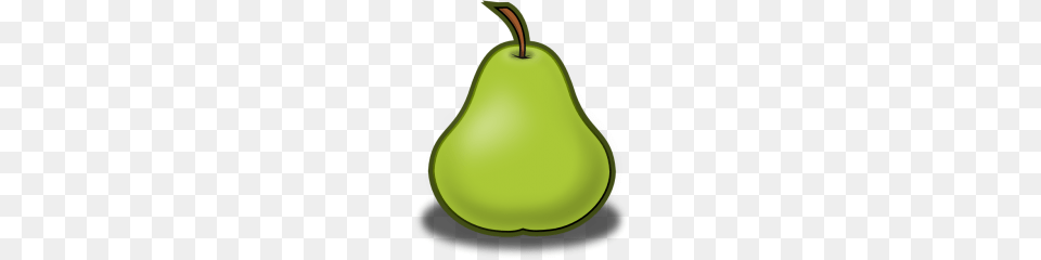 This Nice Green Pear Clip Art, Food, Fruit, Plant, Produce Png Image