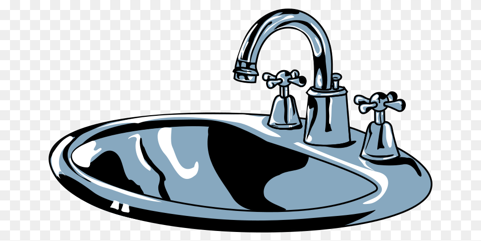 This Nicely Done Sink Clip Art, Sink Faucet, Tap Free Transparent Png