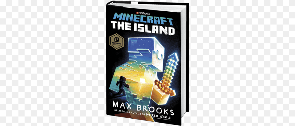 This Novel Covers His Experiences Of Trying To Survive Minecraft The Island By Max Brooks, Advertisement, Poster, Scoreboard Free Png