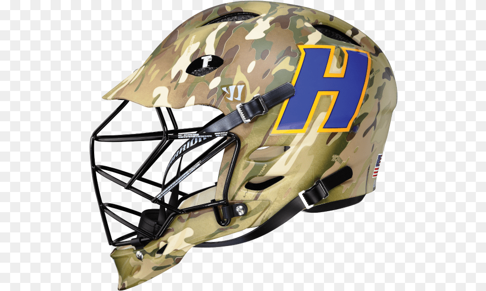 This Past Weekend Hofstra Wore Camo Uniforms And Warrior, Crash Helmet, Helmet, American Football, Football Free Png Download