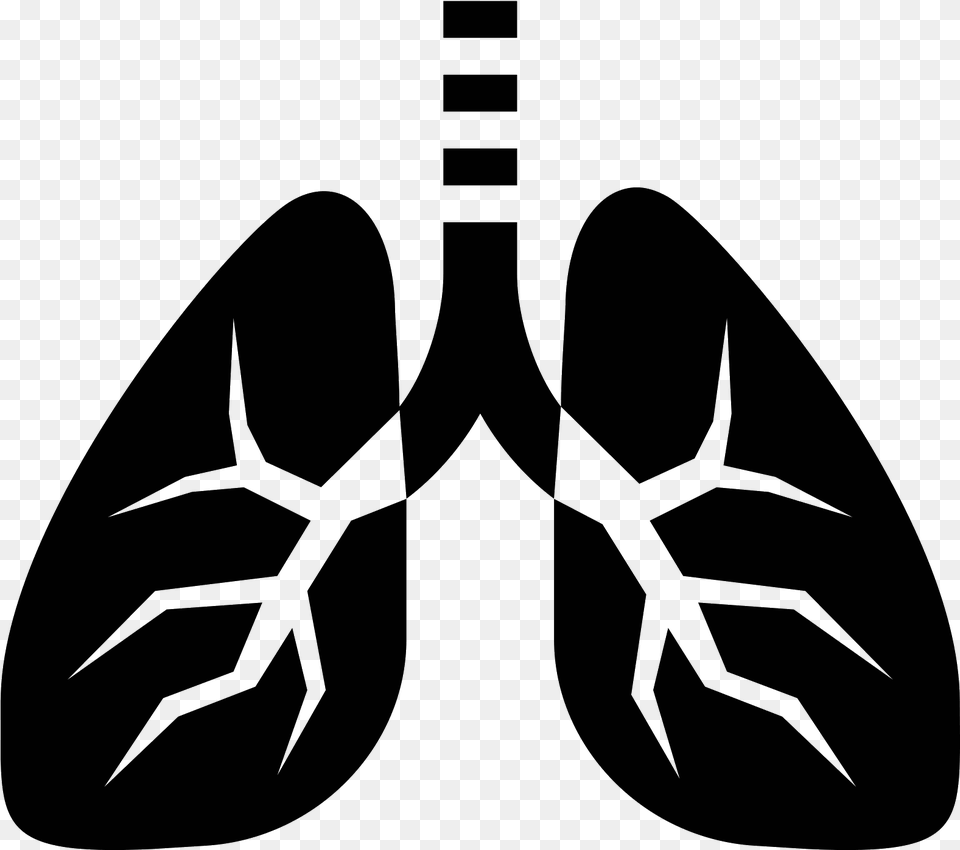 This Picture Is Of The Icon Lungs Lungs Icon, Gray Free Transparent Png