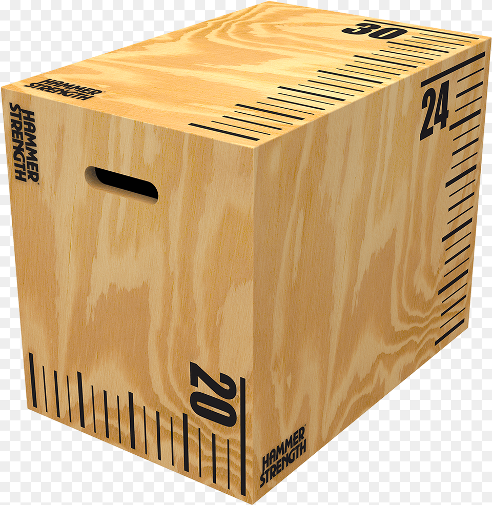 This Plyometric Box Can Easily Flip To Three Different Hammer Strength Plyo Box, Crate, Wood, Cardboard, Carton Png Image