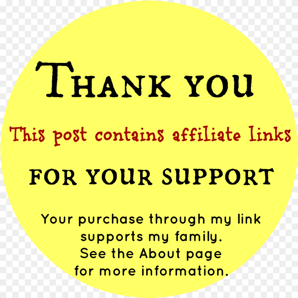 This Post Contains Affiliate Links Circle, Disk, Advertisement, Poster, Text Free Png
