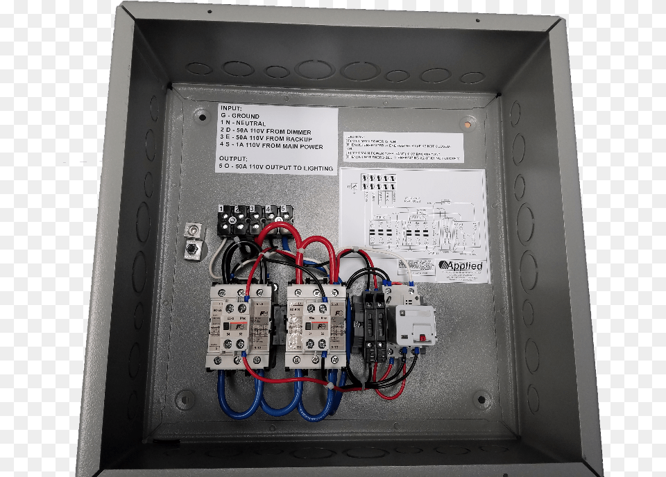 This Power Panel Was Designed To Function As An Automatic Standby Generator, Electrical Device, Switch Png Image
