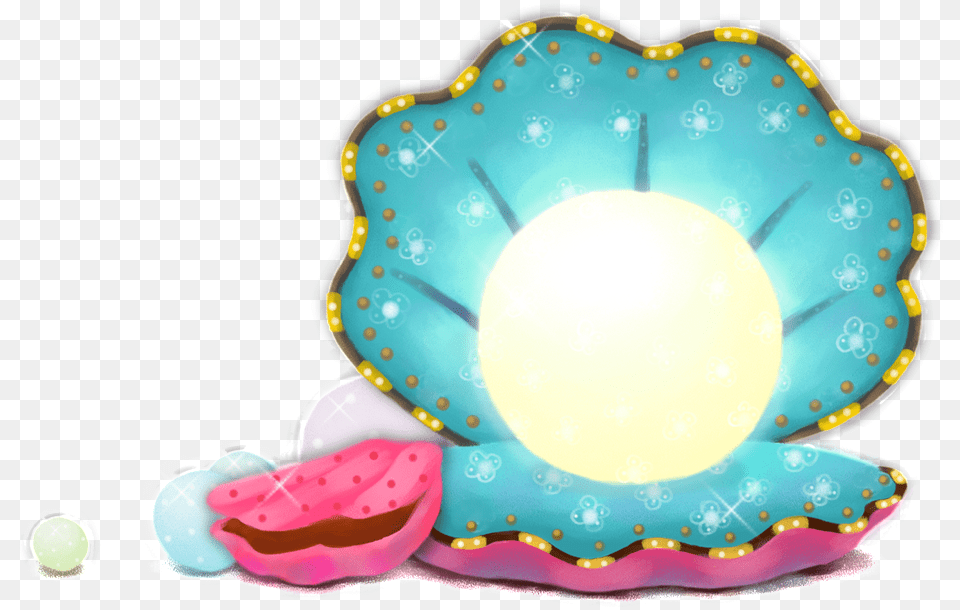This Product Design Is Fairy Tale World Pearl Clam Pearl Shell Anime, Birthday Cake, Cake, Cream, Dessert Free Png Download