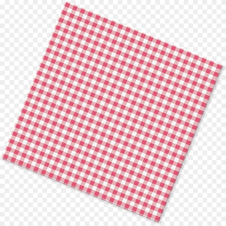 This Product Design Is Red And White Plaid Tablecloth, Napkin, Paper, Home Decor, Linen Free Png Download