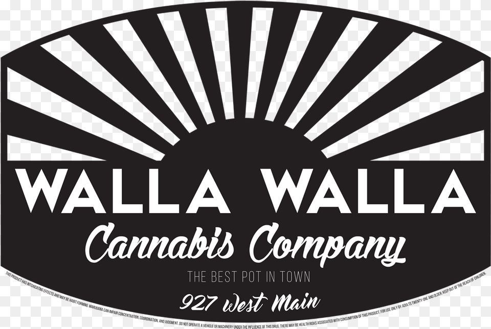 This Product Has Intoxicating Effects And May Be Habit Walla Walla Cannabis Company, Logo, Text Free Png Download