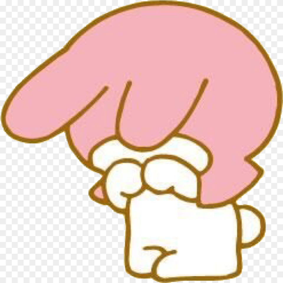 This Reminds Me Of Shinji Hello Kitty My Melody Crying, Body Part, Hand, Person Free Png