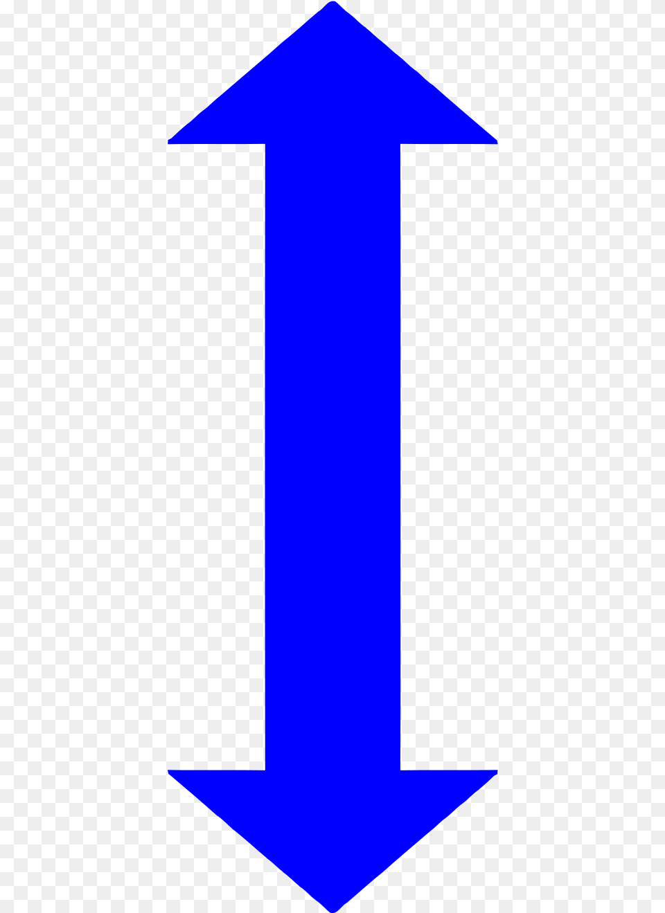 This Rendered As In Other Widths Blue Double Sided Arrow Free Png