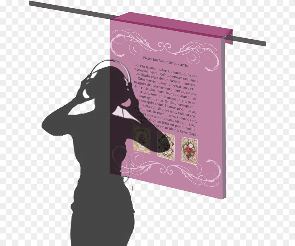 This Room Is Focused On 39the Lady39 Collaborating With Dachshund, Advertisement, Poster, Adult, Female Png