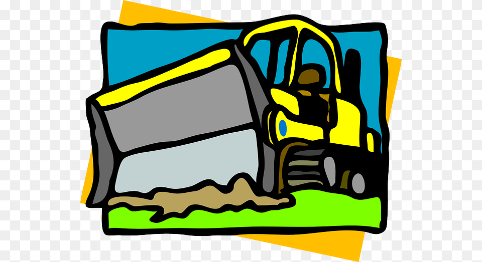 This Simple Bulldozer Clip Art, Machine Free Png