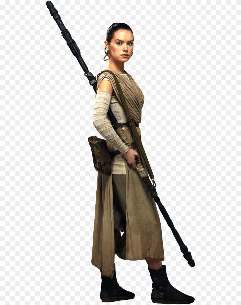 This Star Wars The Force Awakens Rey Standup, Clothing, Coat, Weapon, Sword Free Png