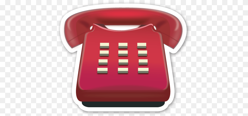 This Sticker Is The Large 2 Inch Version That Sells Emoji De Telefono, Electronics, Phone, Food, Ketchup Free Transparent Png