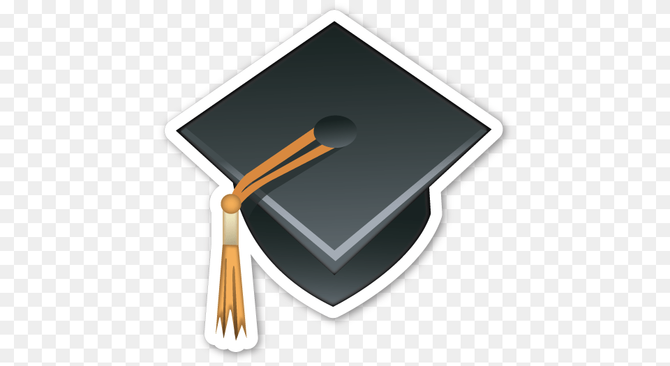 This Sticker Is The Large 2 Inch Version That Sells Emoji Graduation Cap, People, Person, Disk Free Png