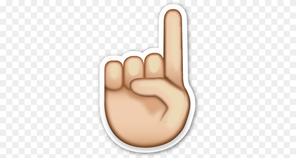 This Sticker Is The Large 2 Inch Version That Sells Emoji Hands Pointing Up, Body Part, Finger, Hand, Person Png Image