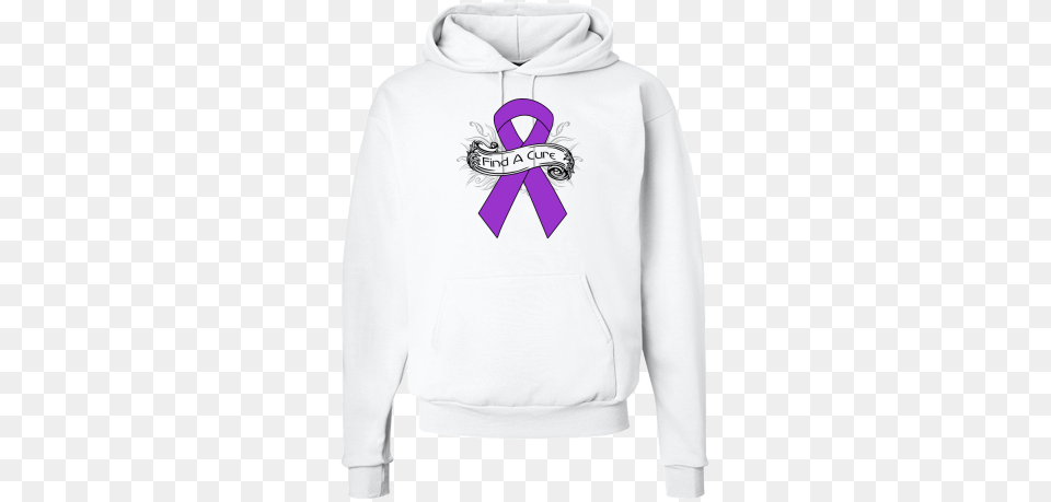 This Striking Design Highlights The Find A Cure Slogan Gynecologic Cancer Find A Cure Rectangle Magnet, Clothing, Hoodie, Knitwear, Sweater Png Image