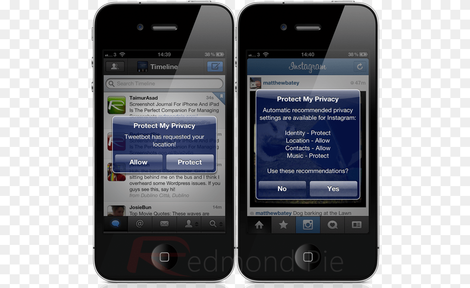 This Tweak For Iphone Lets You Manage App Permissions To Untitled, Electronics, Mobile Phone, Phone Free Transparent Png