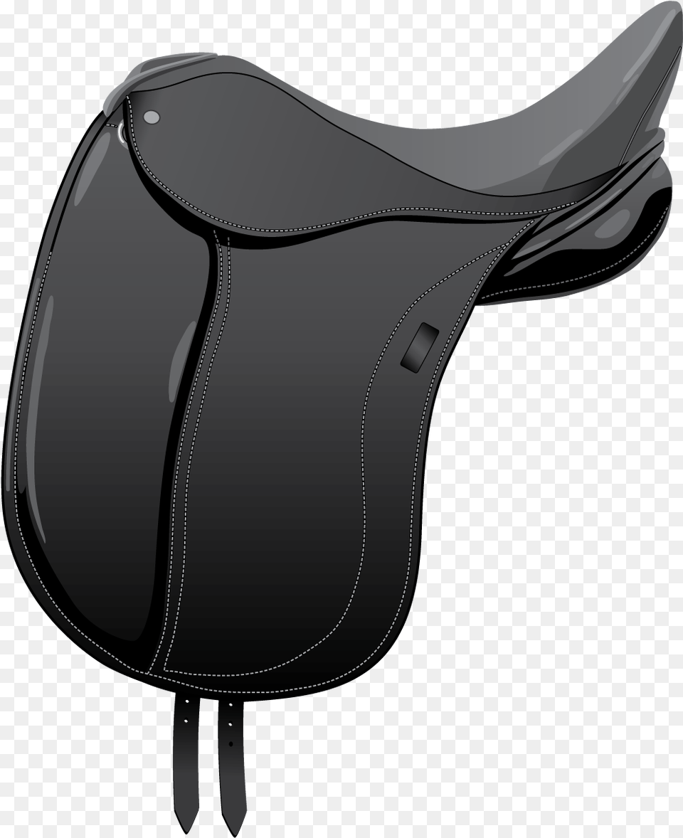 This Type Of Saddle Has A Forward Flap Often With White Horse Saddle, Appliance, Blow Dryer, Device, Electrical Device Free Png