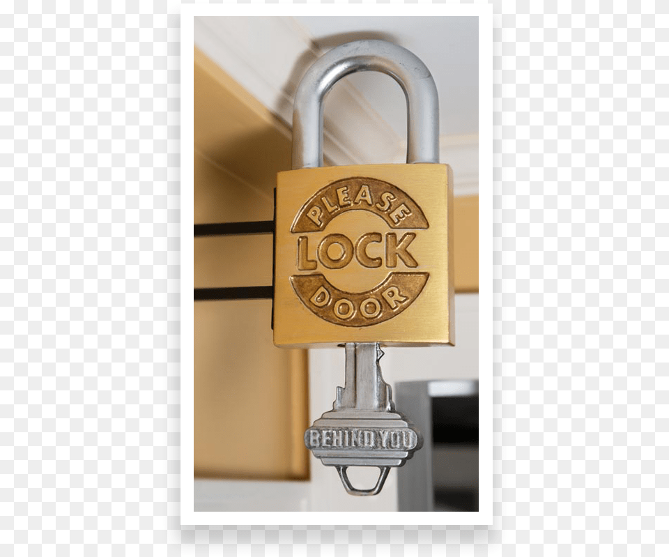This Unique Self Promotional Hand Sculpted Sign Won Security, Mailbox, Lock Free Png Download