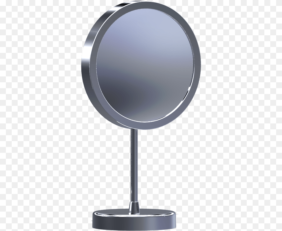 This Unlighted Double Arm Round Wall Mirror Features Computer Monitor Free Png Download