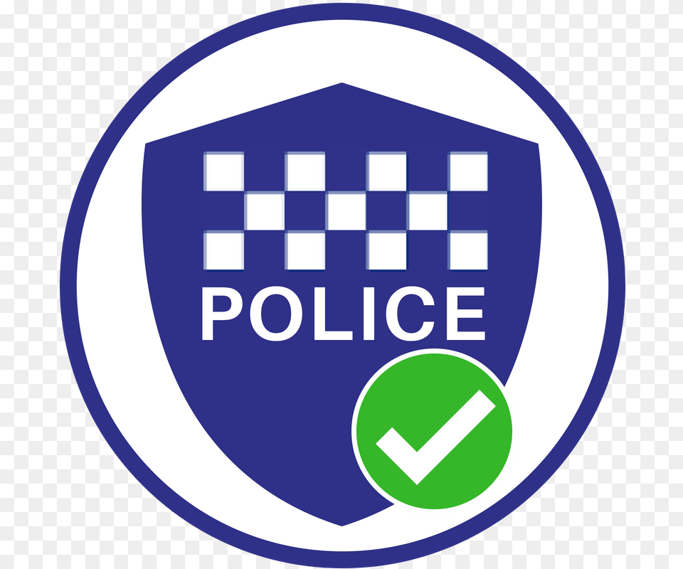 This User Has Been Verified By A Police Background Circle, Badge, Logo, Symbol Free Transparent Png