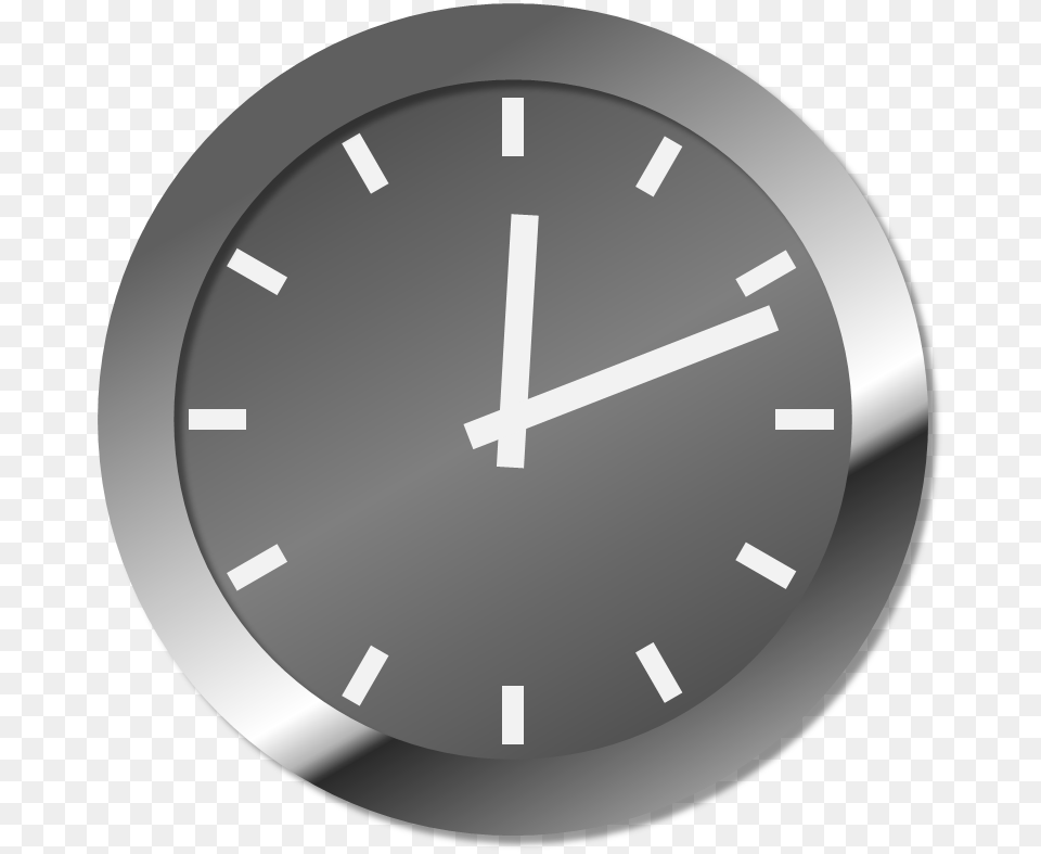 This Version Uses Rectangular Hands And A Numberless Numberless Clock, Analog Clock, Disk, Wall Clock Png