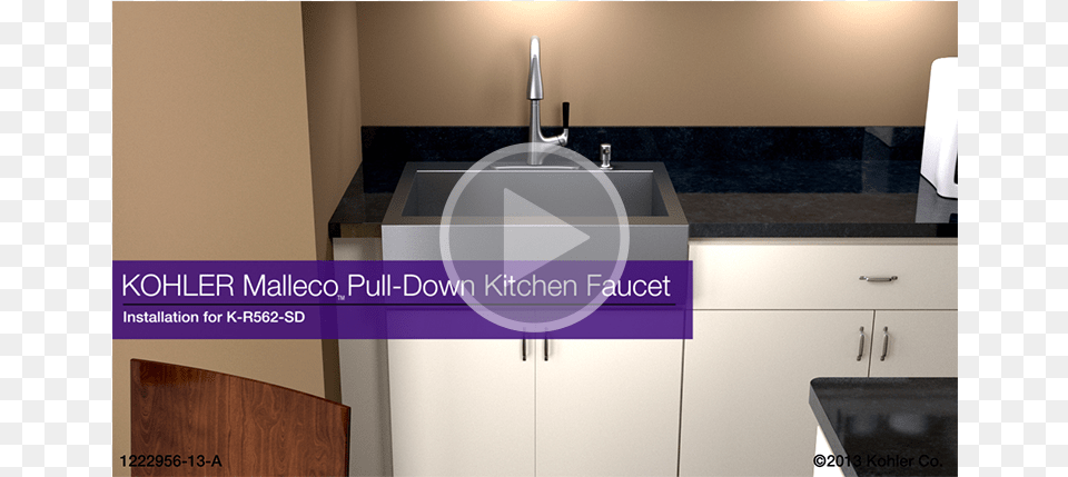 This Video Demonstrates Step By Step Installation Instructions Sink, Sink Faucet Free Png Download