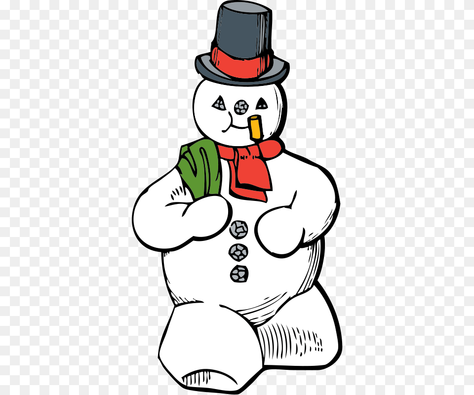This Walking Snowman Clip Art, Outdoors, Winter, Nature, Baby Free Png