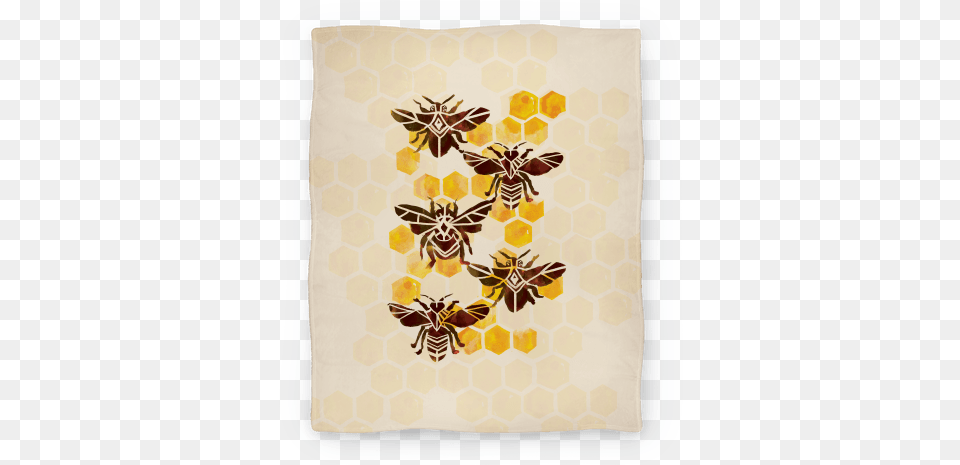 This Warm Watercolor Design Is Perfect For Anyone Looking Bee Kingdom Tote Bag Funny Tote Bag Nature Minimalism, Home Decor, Art, Rug, Floral Design Png Image