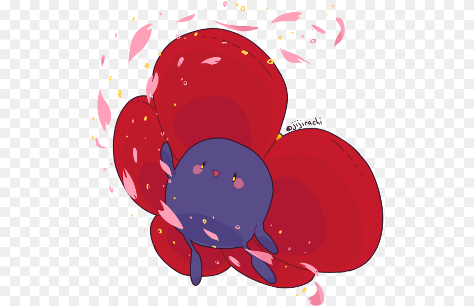 This Was Super Duper Funits A Dancing Vileplume Illustration, Balloon, Art, Animal, Mammal Free Png