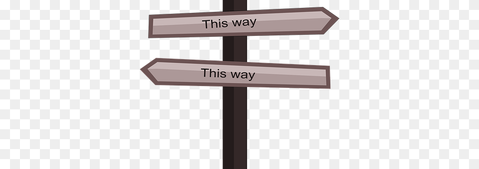 This Way Sign, Symbol, Road Sign Free Transparent Png