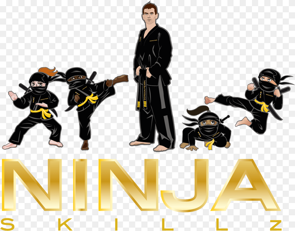 This Will Go To The Ninja Who Tries Behaves And Understands Little Ninja, Adult, Person, Martial Arts, Man Free Png Download
