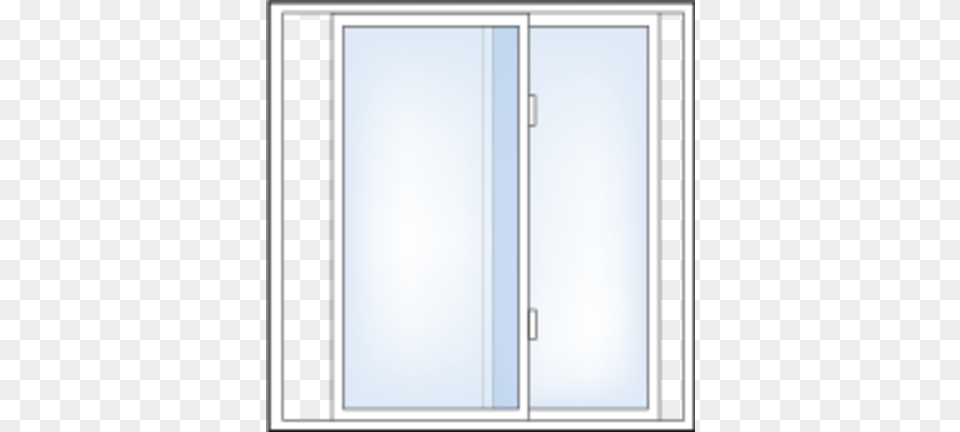 This Window Has Two Sashes That Open And Close By Sliding Shower Door, Sliding Door, Architecture, Building, Housing Free Png